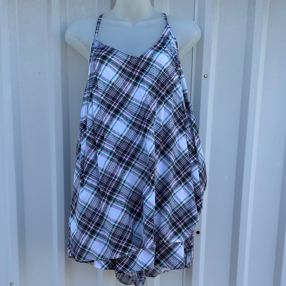 Sleep by Cacique Plaid Women's Sleepwear Set